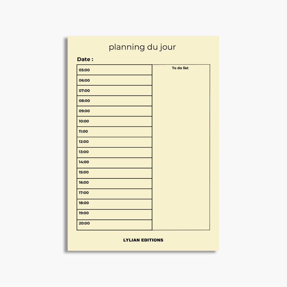 20h50 Planner
